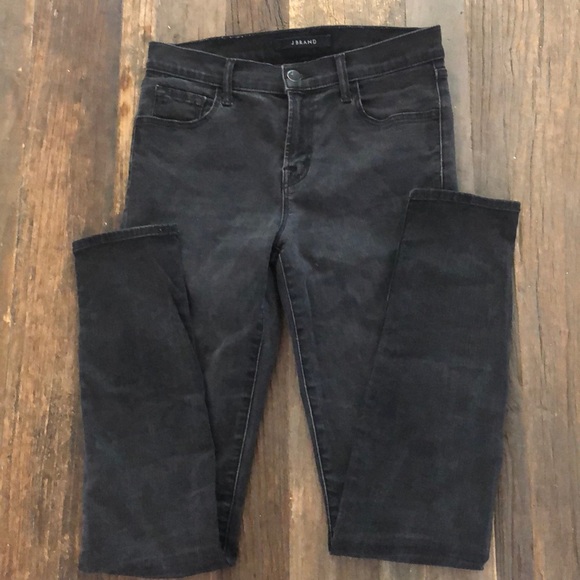 J Brand Denim - J Brand Sz 26 Vanity Skinny Jean Dark Gray Wash